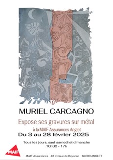 Rencontrez Muriel CARCAGNO et ses œuvres lors d’un vernissage exclusif !